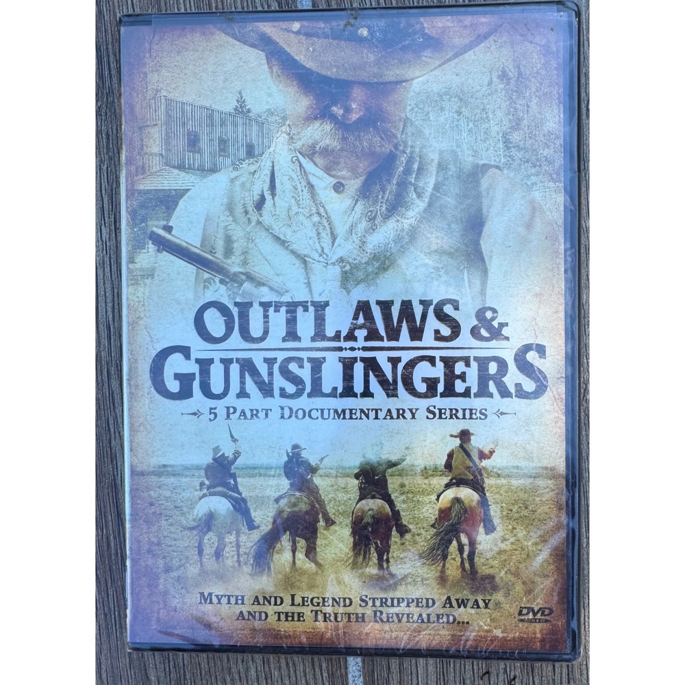 Outlaws & Gunslingers 5 Part Documentary Series DVD Wild West History Mill Creek